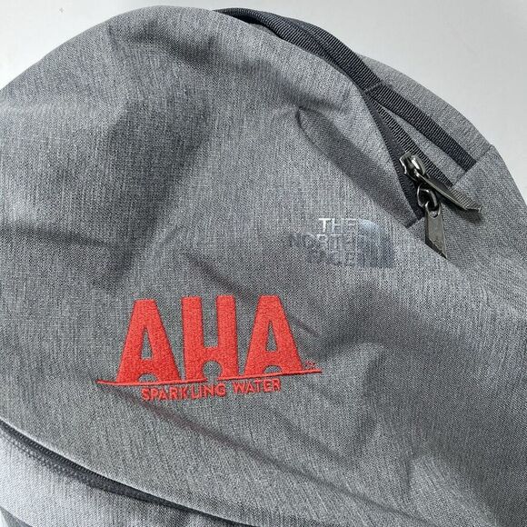 The North Face Aurora Laptop Backpack Grey Company Embroidered - Picture 3 of 8